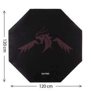 DUTZO Fushi Gaming Floor mat - Sort / Brun