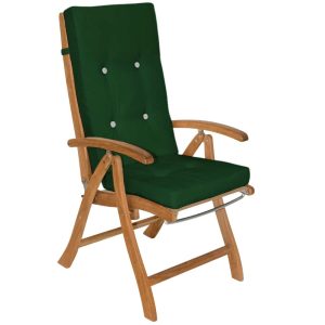 Sæt med 6 stoleunderlag grønne til Vanamo højrygget stol