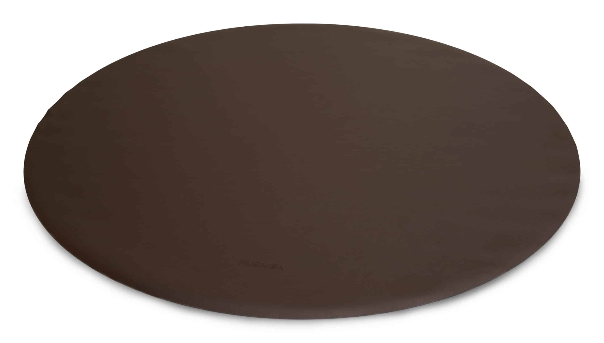 Skridsikkert stoleunderlag i genanvendt PU-læder - Brown