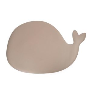 Filibabba Skridsikkert stoleunderlag - Hvalen Christian - Warm Grey