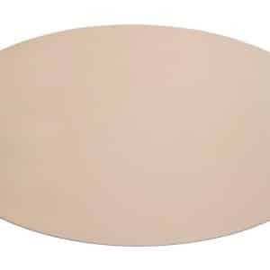 Skridsikkert stoleunderlag i genanvendt PU-læder - Warm Grey